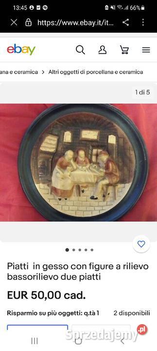 Talerz Dekoracyjny Gipsowy do Powieszenia na Wola Podłężna