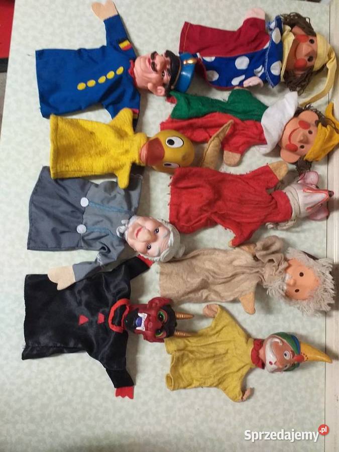 pacynki kukiełki laleczki figurki teatrzyk stare Pozostałe lubuskie Witnica