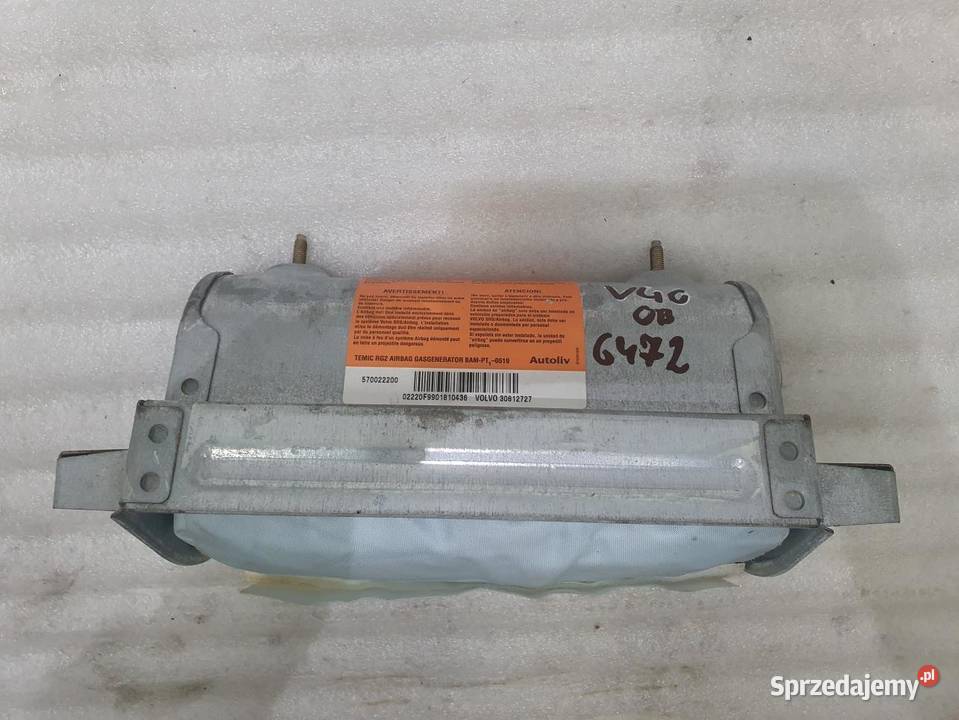 AIRBAG PODUSZKA PASAŻERA VOLVO V40 S40 30812727 osobowe Poduszki powietrzne sprzedam