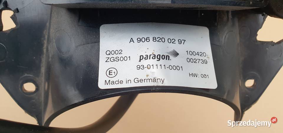 MERCEDES SPRINTER W906 KAMERA COFANIA Trzciel