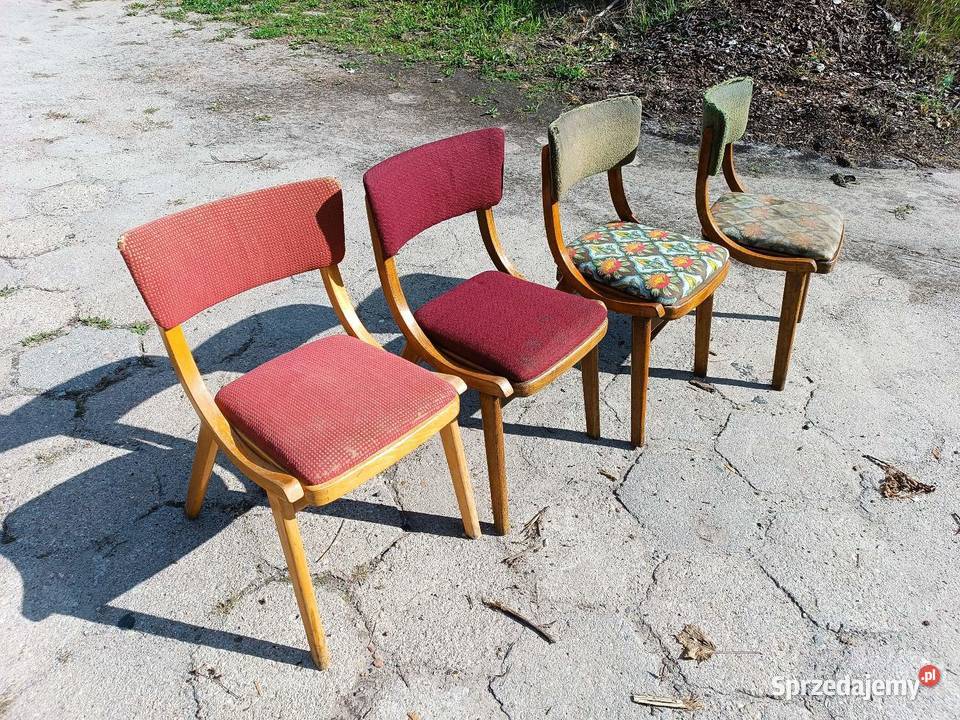 Zestaw krzeseł Skoczek Zakłady Mebli Giętych Zielona Góra