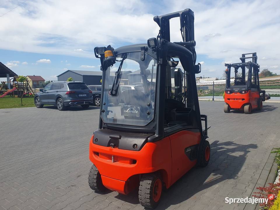 Wózek LINDE E20 4 sekcje Triplex 607m Przesuw Proszowice sprzedam