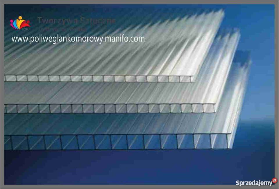 Poliwęglan komorowy 4681016 mm 2100x4000mm Taras Materiały budowlane sprzedam