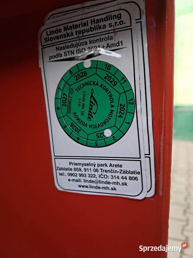 Wózek paleciak elektryczny Linde D14 SP 2017r Bytom