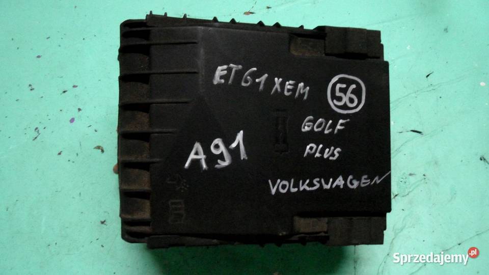 VW GOLF PLUS 16 TDI 12r skrzynka bezpieczników Układ elektryczny, zapłon