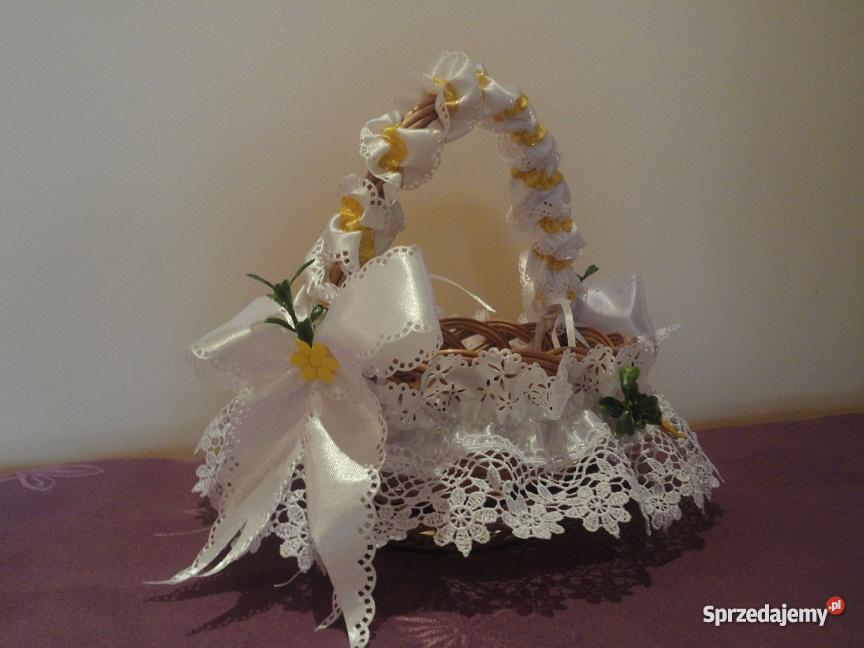 Stroki Ozdoby wielkanocne do koszyka na gumce Wyposażenie wnętrz Poznań