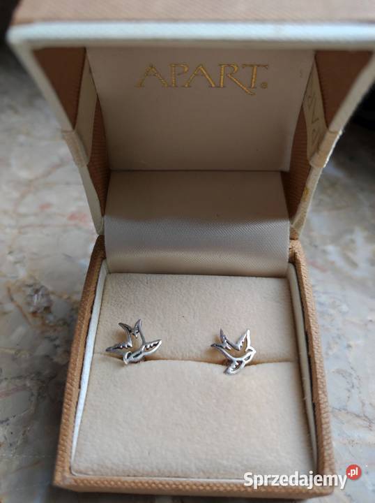 kolczyki biżuteria ptaszki jaskółki koliber świętokrzyskie Kielce