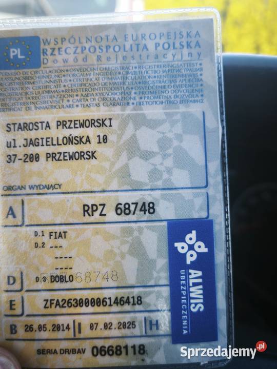 Fiat Doblo Maxi 16 diesel120 2014 Zarzecze