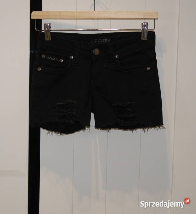 Guess świetne spodenki dziury 34 XS Bez wzoru Wrocław