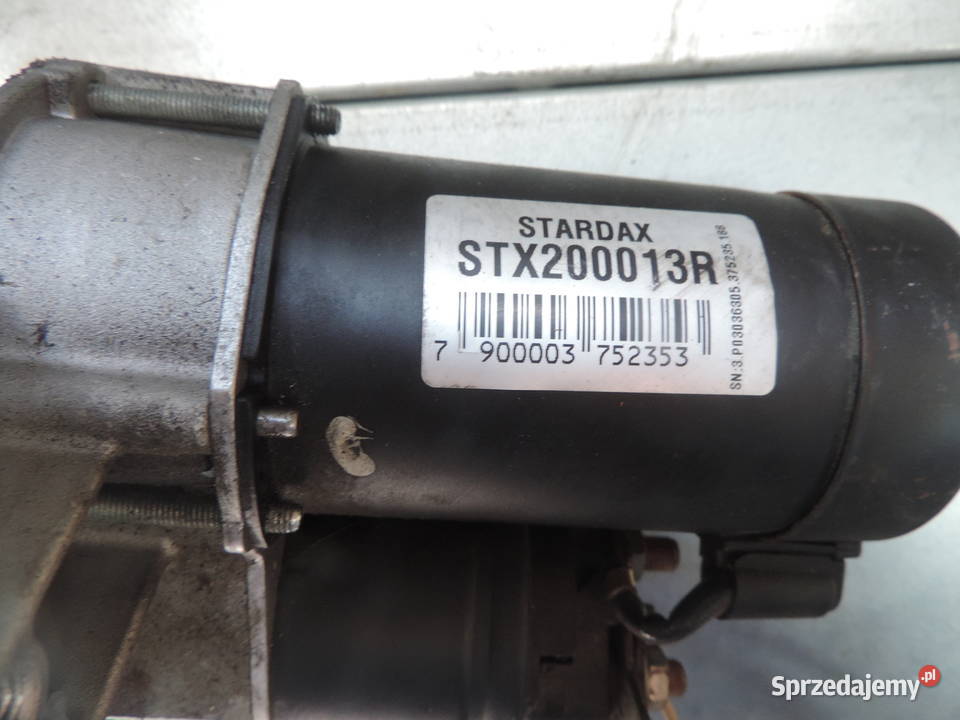Rozrusznik STARDAX STX200013R PEUGEOT 206 14 HDI układ elektryczny silnika Nowy Sącz