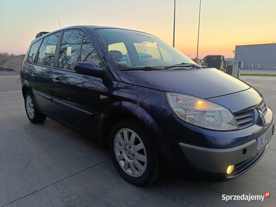 Renault Scenic 20 Benzyna 7 Osobowy Zadbany komputer pokładowy Bierawa