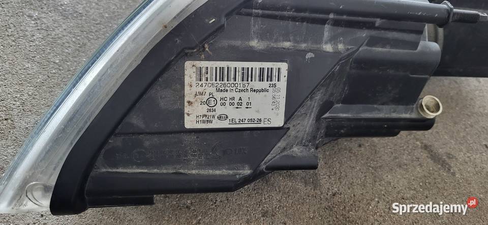 Lampy skoda octavia 2 H7 Narol