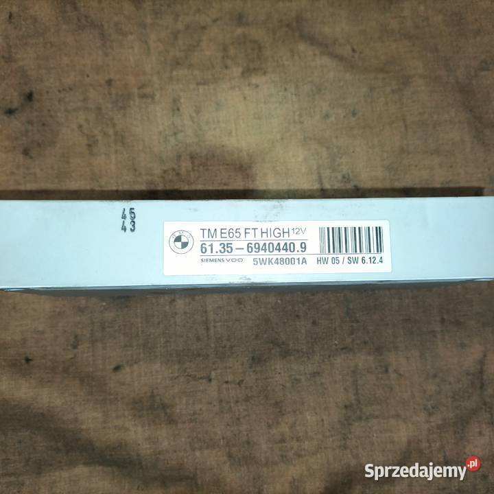 Sterowni kdrzwi kierowcy SOFT CLOSE BMW E65 E66 Poręba