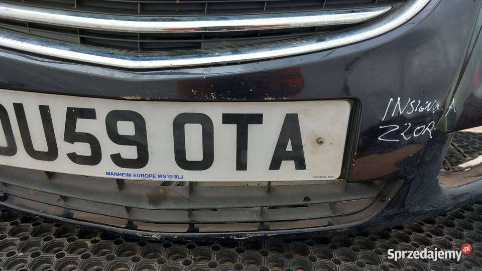 OPEL INSIGNIA A ZDERZAK PRZÓD HALOGEN Z20R osobowe Zbierkowo