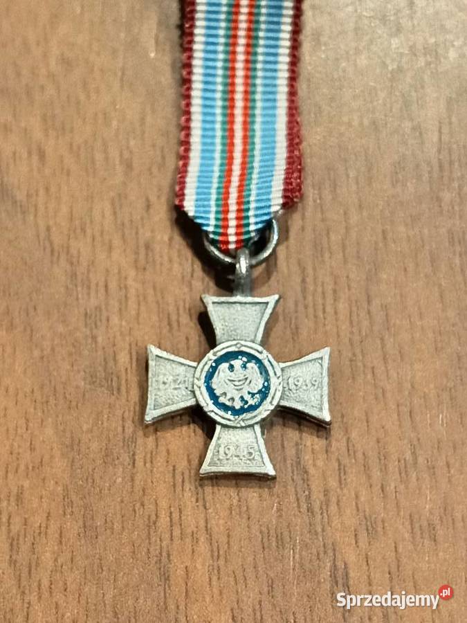 Śląski Krzyż Powstańczy miniaturka wielkopolskie