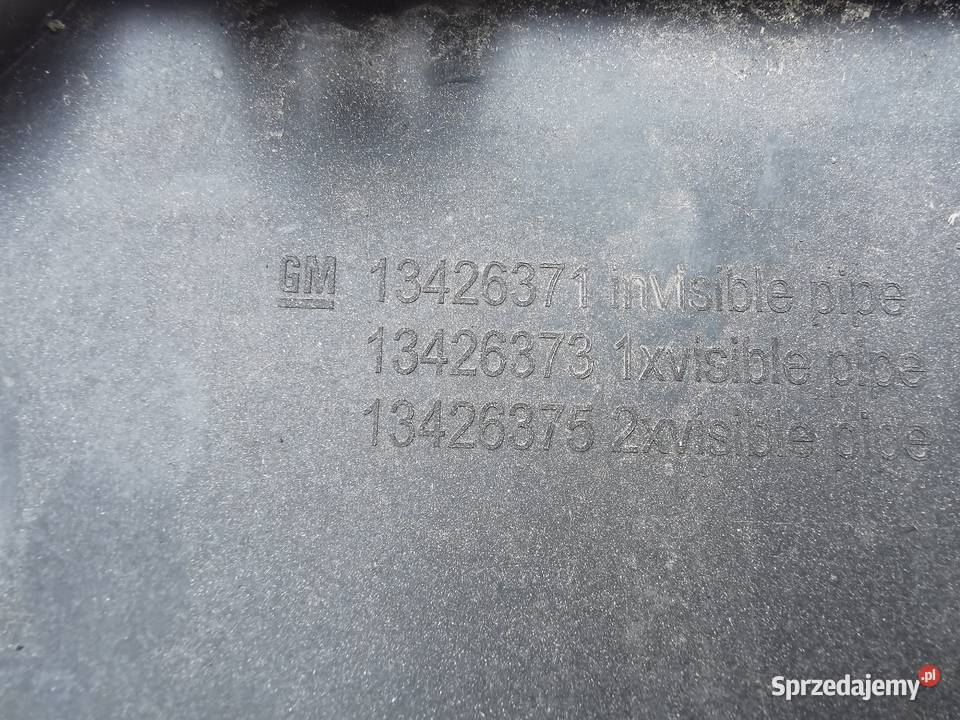 Dyfuzor spoiler zderzaka tył opel Astra k 5 V Sieraków