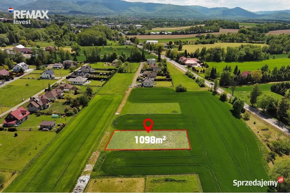 Kameralne budowlane 1098m2 w Jasienicy 182zł/m2 Sprzedaż Jasienica