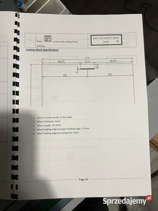 Wycinarka do wizytówek Duplo Ultra Cut 130 Kraków