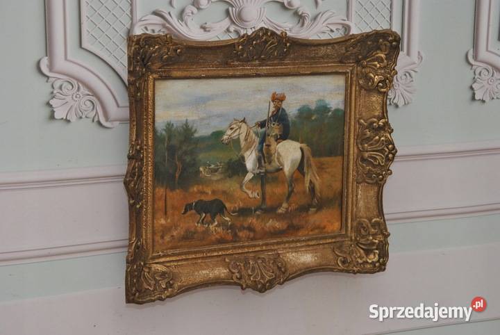J BRANDT Myśliwy Na Koniu Polowanie z Psem małopolskie Kraków