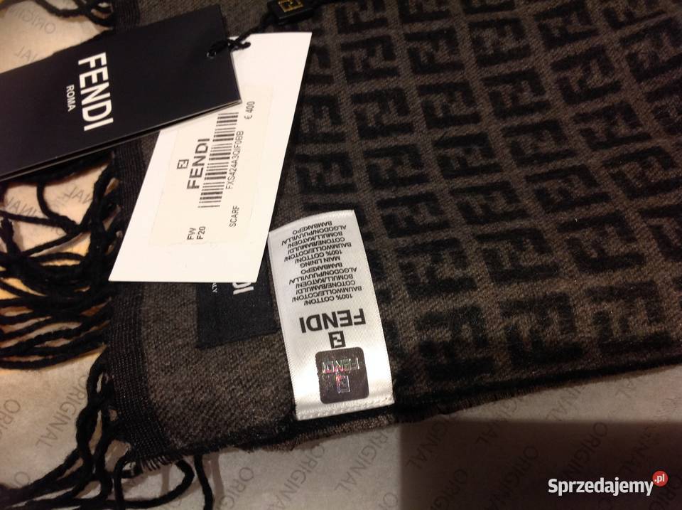 Szalik męski FENDI NOWY Nowa Sól