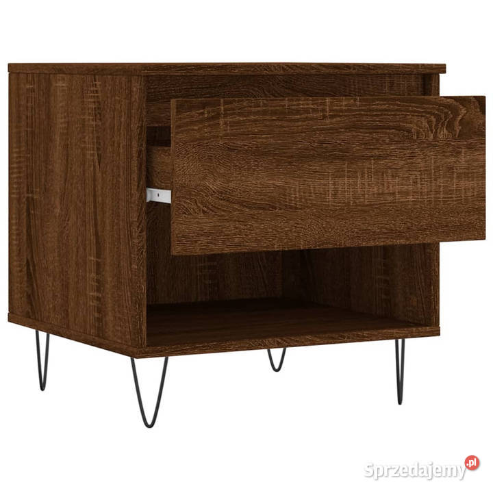Stolik kawowy brązowy dąb 50x46x50 WM830922 Warszawa sprzedam