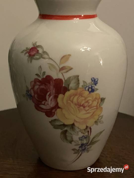 Chodzież stary wazonik porcelanowy PRL Łódź
