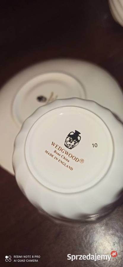 Filiżanka biała Wedgwood Made in England