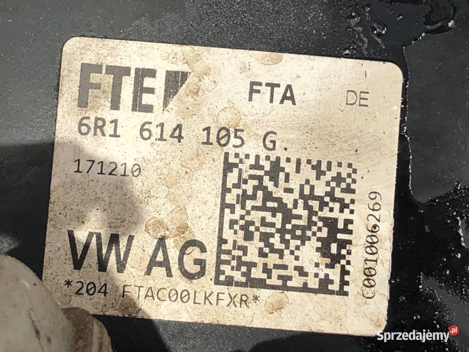 SERWO HAMULCOWE VW POLO V 6R1614105G Hatchback