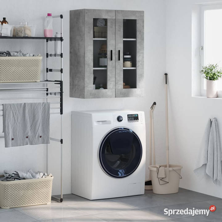Szafka wisząca szarość betonu 695x34x90 WM828496 Warszawa sprzedam