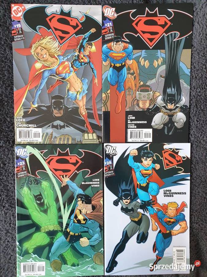 Batman Superman kolekcja 32 komiksów DC USA