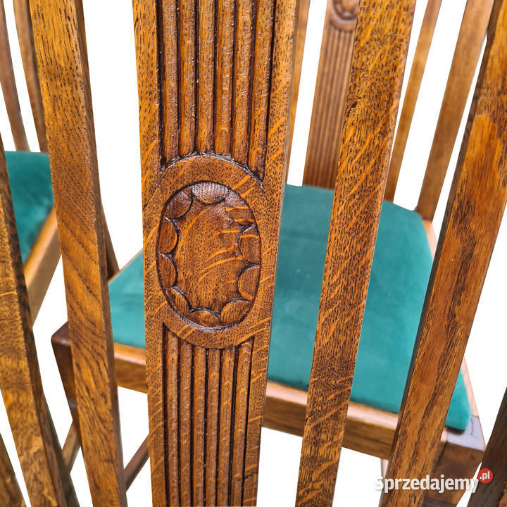 KRZESŁA MIĘDZYWOJENNE KOMPLET zachodniopomorskie Szczecin