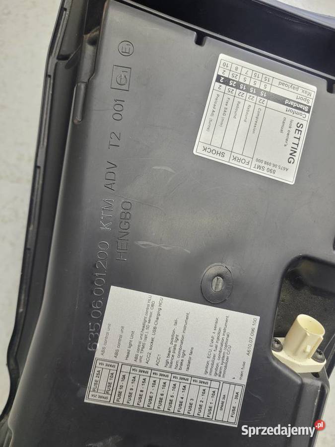 KTM 890 DUKE ADV SMT OEM 23 NADKOLE MOCOWANIE wielkopolskie Nowy Tomyśl