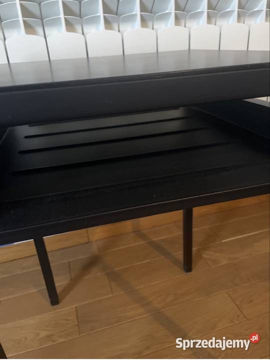 Stolik nyboda ikea czarny z wymiennym blatem