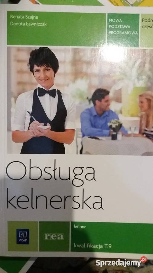 Obsługa kelnerska zawodowe książki antykwariat Warszawa