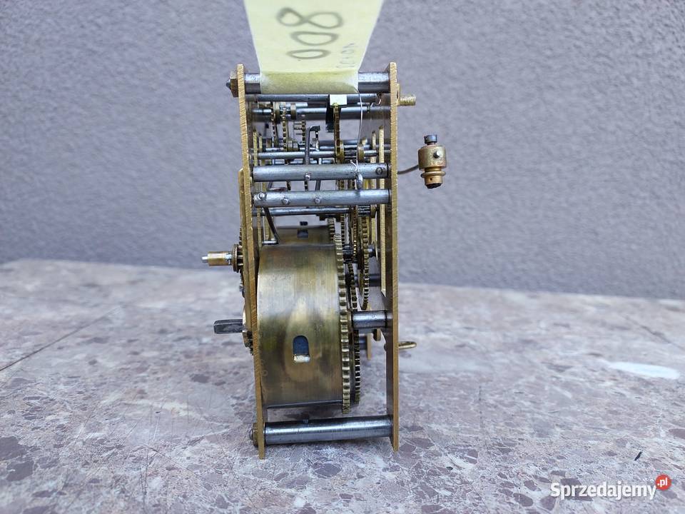 800 Mechanizm starego zegara ściennego Junghans Tczew