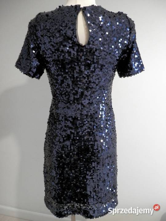 Sukienka Wieczorowa Imprezowa Klubowa Granatowa krótki Spódnice i sukienki podlaskie Łomża