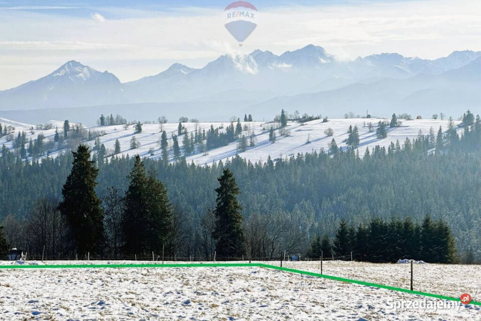 Działka budowlana z widokiem na góry w Bustryku małopolskie Bustryk