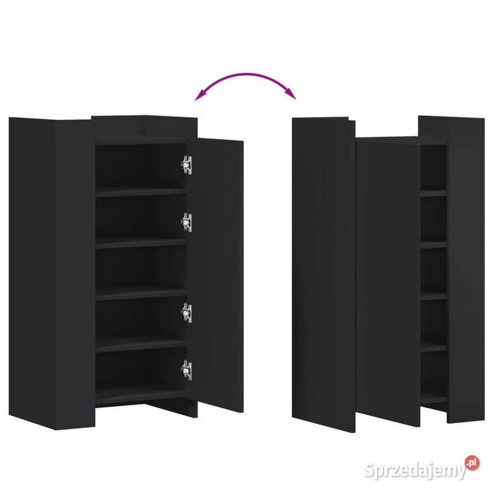 Szafka na buty czarna 52x375x100 materiał Warszawa sprzedam