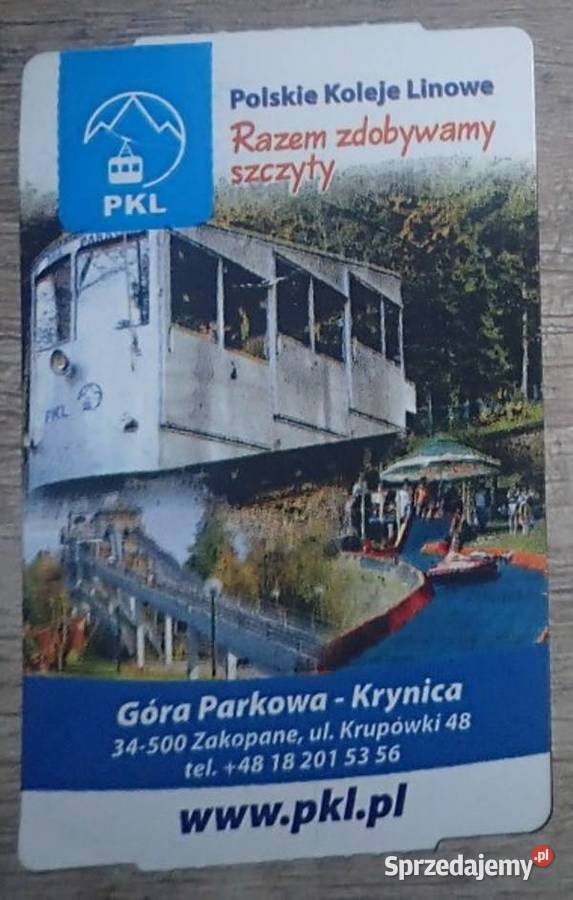Bilet kolekcjonerski: PKL Góra Parkowa - Krynica