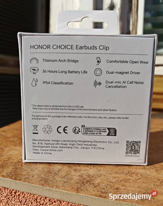 Słuchawki Honor Choice Earbuds Clip Black Humniska