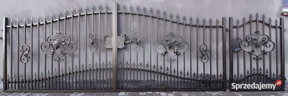 Brama skrzydłowa z furtką metal podlaskie Jacowlany sprzedam