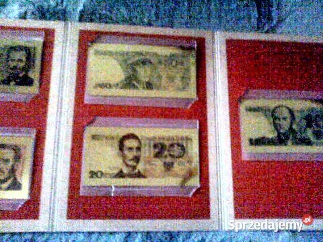 Banknoty z PRL repliki w czystym złocie Zakopane sprzedam