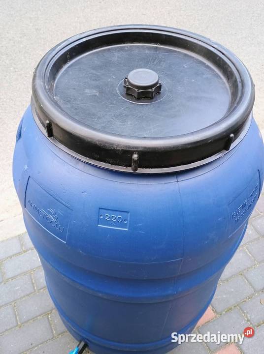 BECZKA 220L Z KRANIKIEM POD WĄŻ PAPRYCE NA WODĘ Imielin