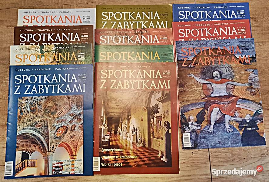 Spotkania z zabytkami 2002 r 11 sztuk wielkopolskie Ostrów Wielkopolski