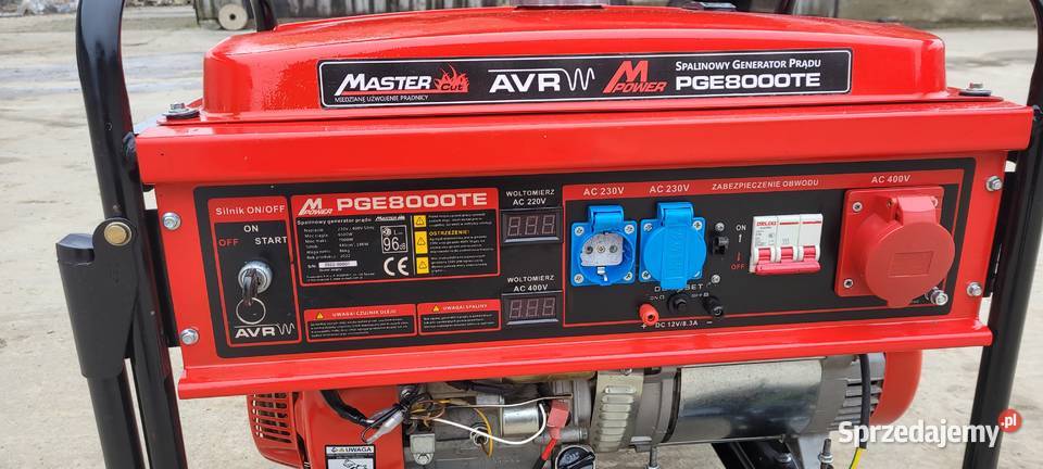 Agregat Prądotwórczy MasterCut PGE8000TE 65kW małopolskie Przybysławice