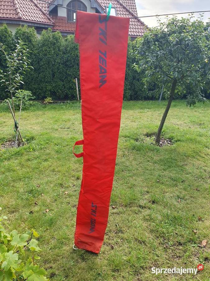 Pokrowiec do nart czerwony pomorskie Gdynia
