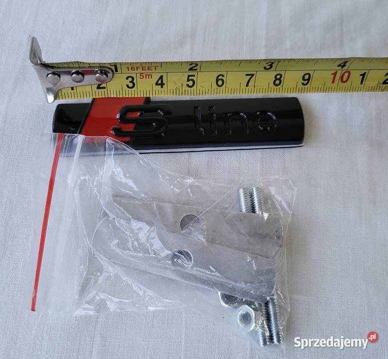 Logo grill S line Audi aluminium nowe sportowy Gliwice