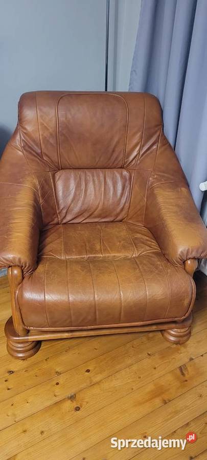 skórzany komplet wypoczynkowy Jedlina-Zdrój