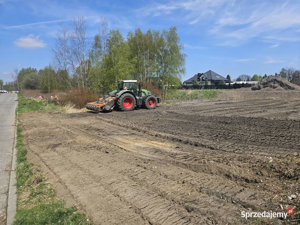 Mulczowanie wgłębne powierzchniowe wycinka drzew Miechów
