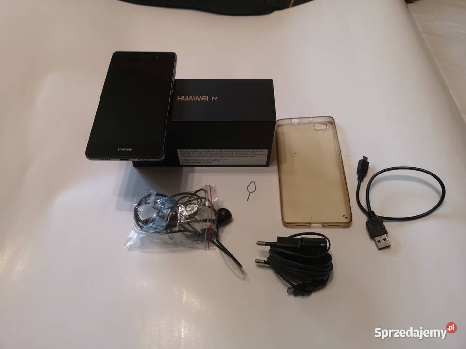 Huawei P8 Lite ALEL21 Full Komplet Stan Sprawny Skomielna Biała sprzedam